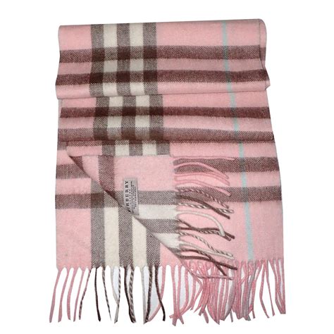 sciarpa burberry cashmere rosa|sciarpe burberry.